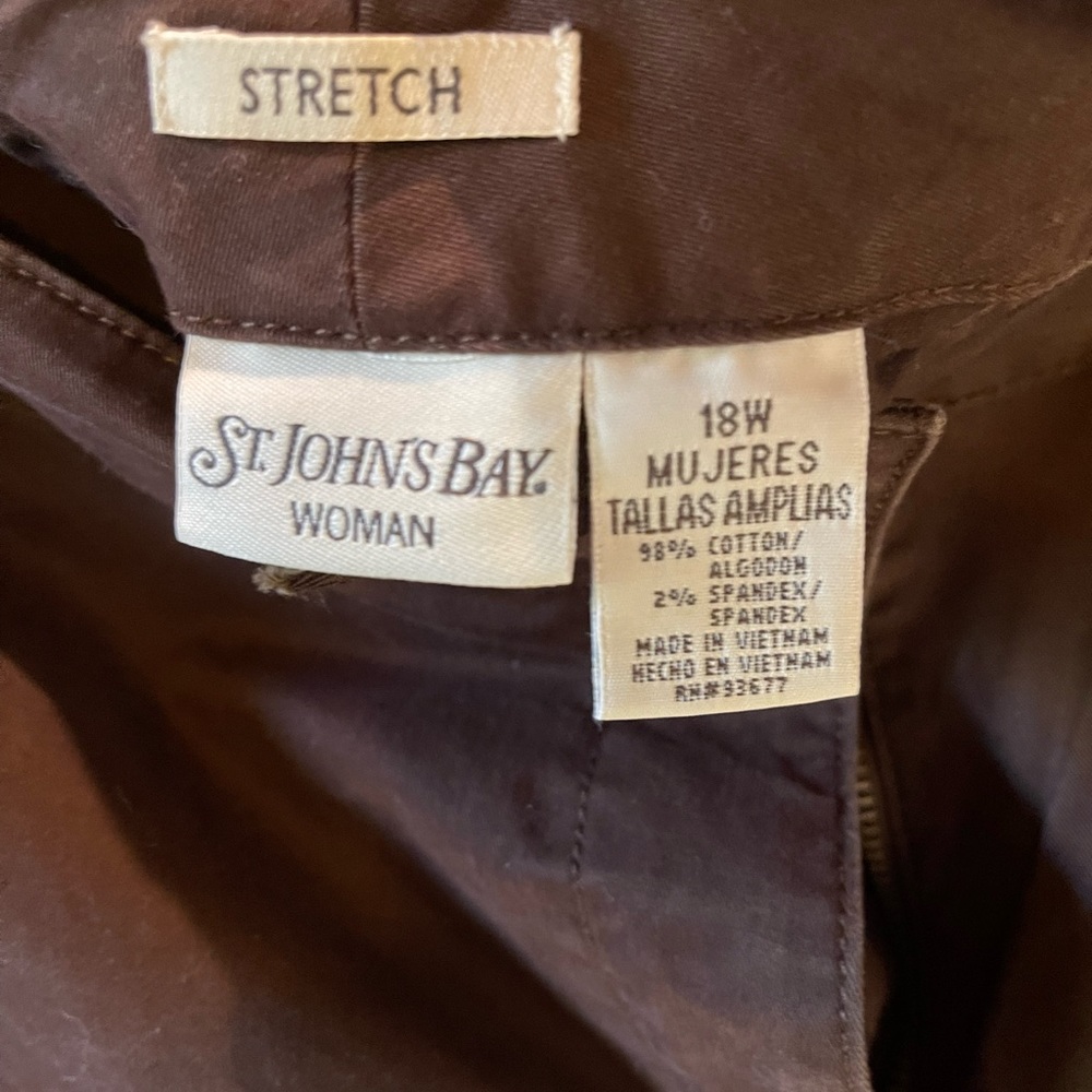 St John’s bay stretch chinos 18W - Picture 2 of 2